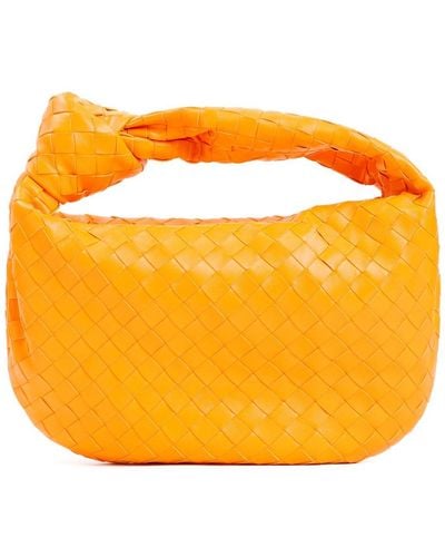 Bottega Veneta Teen Jodie Tote Bag - Orange