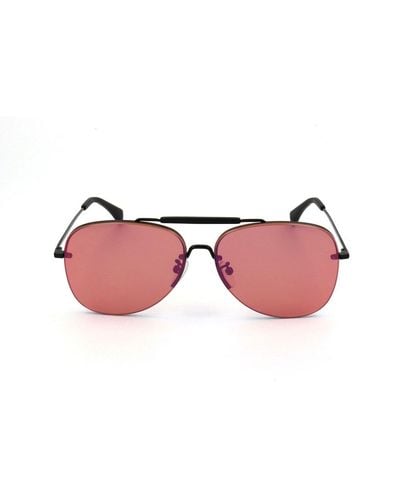 Zadig & Voltaire Aviator Frame Sunglasses - Pink
