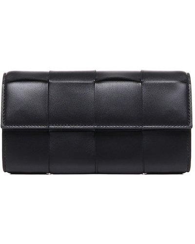 Bottega Veneta Continental Wallet In Maxi Intrecciato Nappa Leather - Multicolor