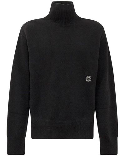 Ambush Turtleneck Knitted Sweater - Black