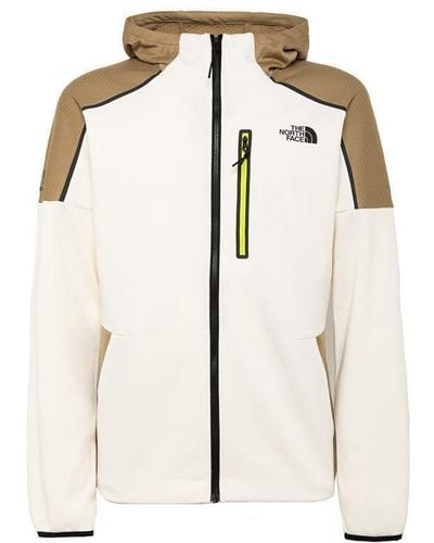 The North Face Mountain Athletics Colourblock Zipped Hoodie - White
