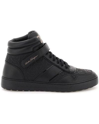 Ferragamo High-top Sneakers - Black