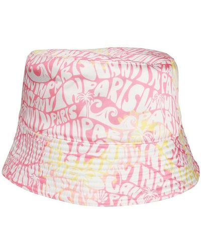 Lanvin Printed Bucket Hat - Pink