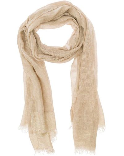Antonelli Kylie Fringed Scarf - Natural