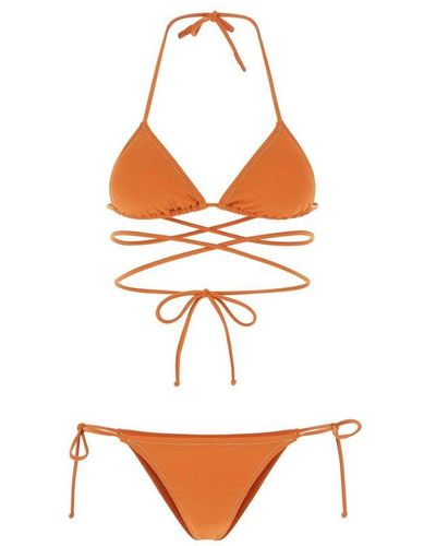 Reina Olga Miami Halterneck Bikini Set - Orange