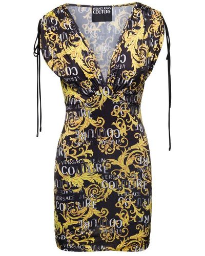 Versace Collection Women's Floral Print Bodycon Mini Dress