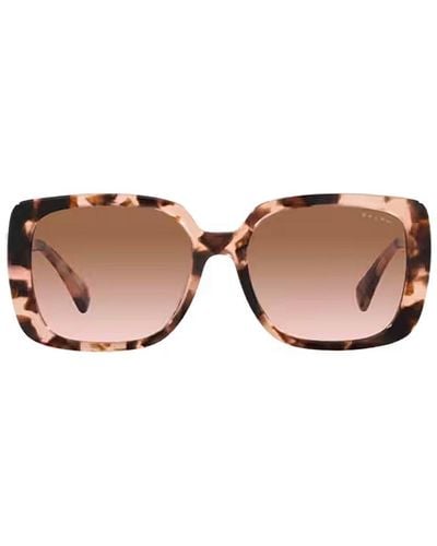 Ralph Lauren Rectangular Frame Sunglasses - Pink
