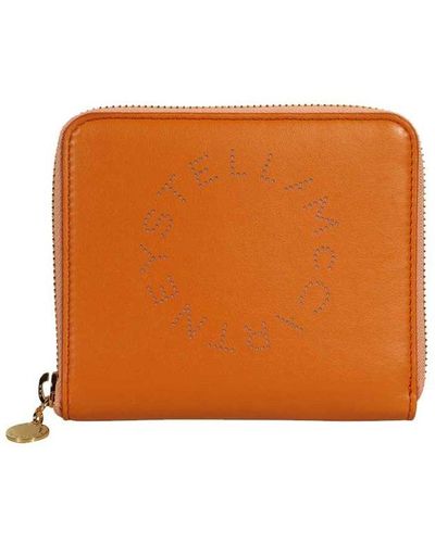 Stella McCartney Stella Logo Alter-nappa Wallet - Orange