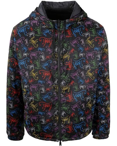 Fendi Noel Fielding Print Reversible Jacket - Men - Multicolour