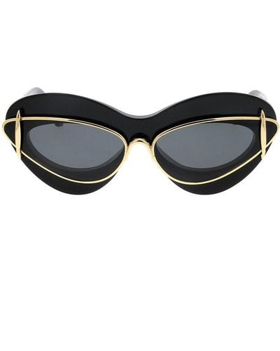 Loewe Cat-eye Frame Sunglasses - Black