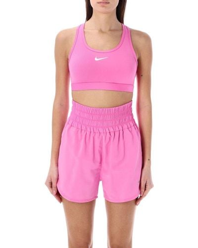 Nike Swoosh Med Sport Bra - Pink