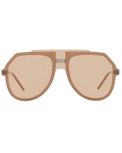 Dolce & Gabbana Aviator Sunglasses - Natural