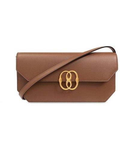 Bally 'emblem' Shoulder Bag, - Brown