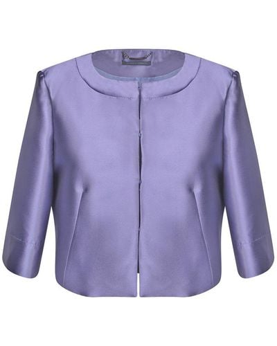 Alberta Ferretti Bolero Purple Jacket