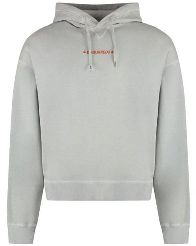 DSquared² Cotton Hoodie - Grey