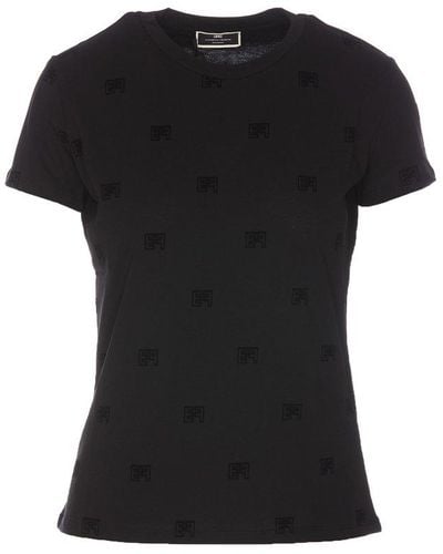 Elisabetta Franchi T-shirts And Polos - Black
