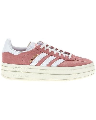 adidas Originals Gazelle Bold Lace-up Trainers - Pink