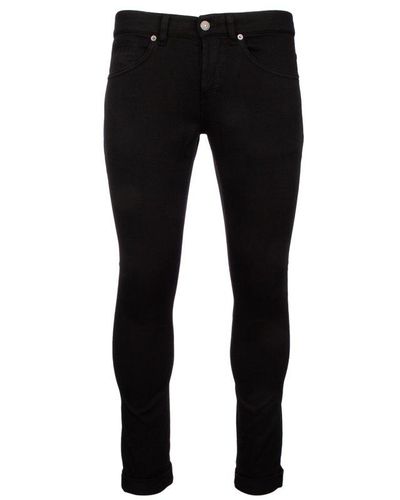 Dondup Low-rise Slim-fit Jeans - Black