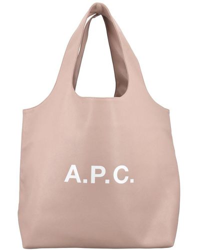 A.P.C. Ninon Tote Bag - Pink