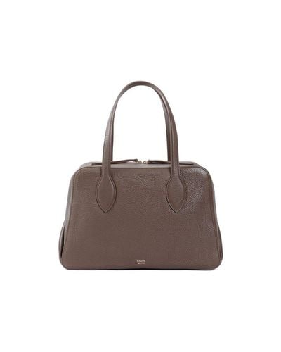 Khaite Maeve Zipped Medium Handbag - Brown