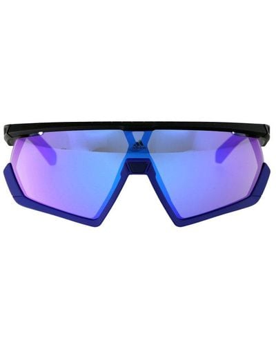 adidas Sp0054 Shield Frame Sunglasses - Blue
