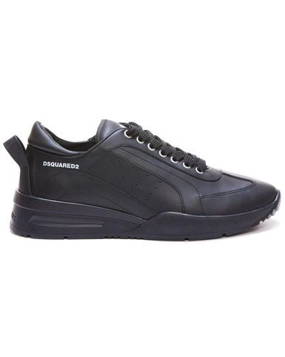 DSquared² Round-toe Low-top Trainers - Black