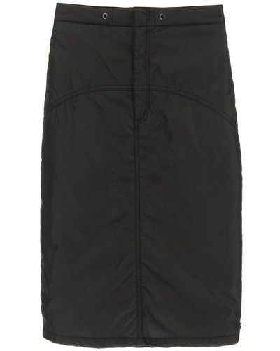 Ambush Padded Midi Skirt - Black