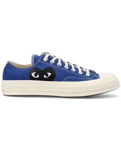 Comme des Garçons Comme Des Garçons Play X Converse 70s Canvas Low-top Sneakers - Blue