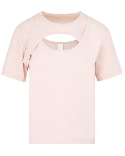 Dion Lee T-shirt Holster Tshirt - Pink