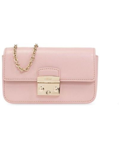 Furla 'metropolis Mini' Shoulder Bag, - Pink