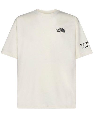 The North Face Logo Printed Crewneck T-shirt - White