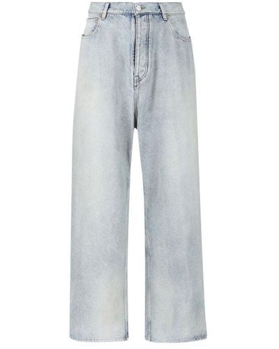 Balenciaga Sticker Baggy Jeans - Grey