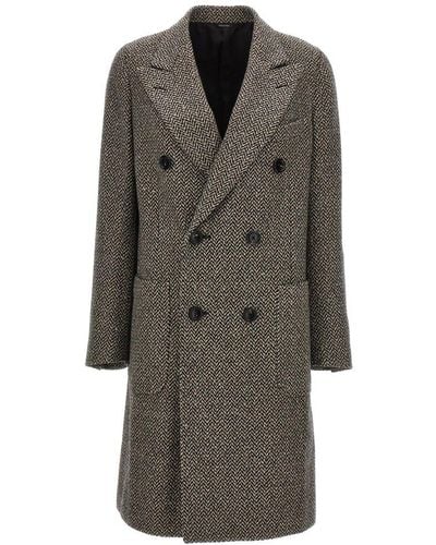 Loro Piana Herwin Coats, Trench Coats - Grey