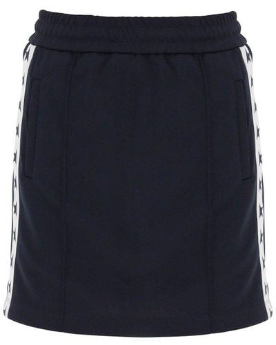 Golden Goose Sporty Skirt With Contrasting Side Bands - Blue