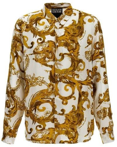 Versace All Over Print Shirt Shirt, Blouse - Metallic
