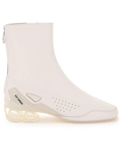Raf Simons Cycloid 4 Zipped Ankle Boots - Natural
