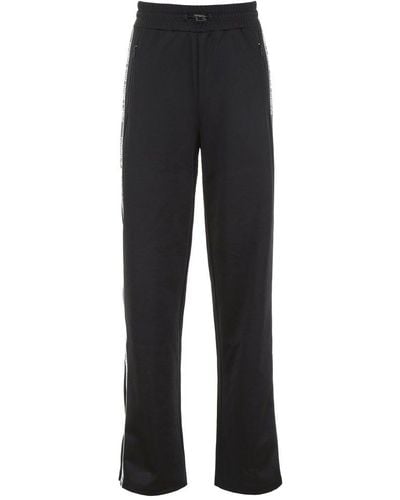 RED Valentino Red Side Logo Trackpants - Black
