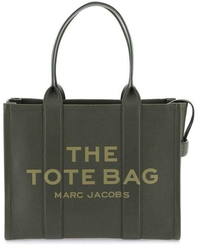 Marc Jacobs Large Logo-embossed Tote Bag - Green