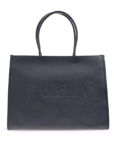 Furla 'opportunity Large' Shopper Bag, - Blue