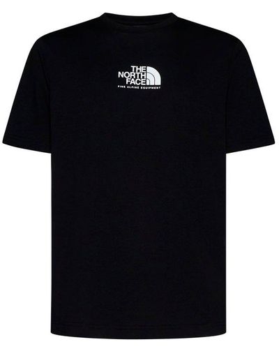 The North Face Logo Printed Crewneck T-shirt - Black