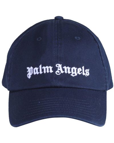 Palm Angels Classic Logo Cap - Blue