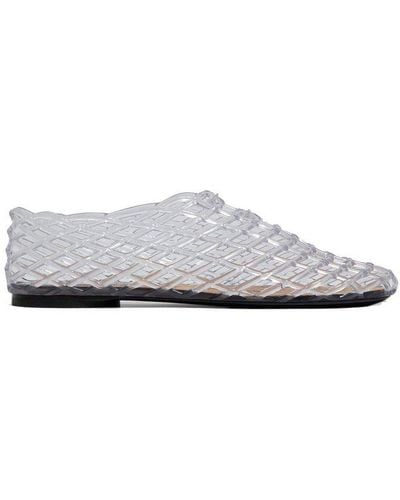 The Row Mara Flat Shoes - White