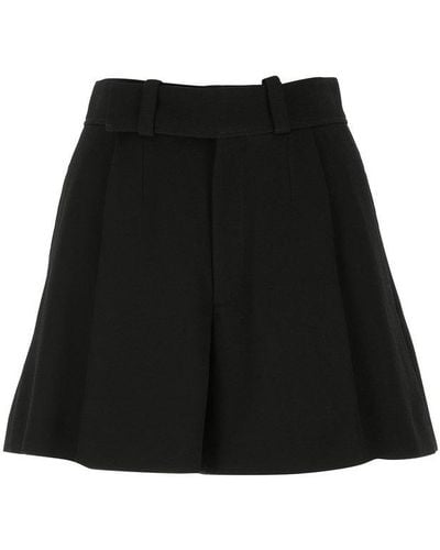 Chloé High-waist Shorts - Black