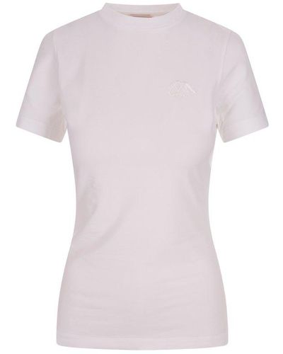 Alexander McQueen Plain Short Sleeved T-shirt - Pink