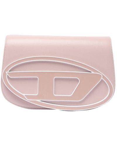 DIESEL Medium 1dr Leather Shoulder Bag - Pink