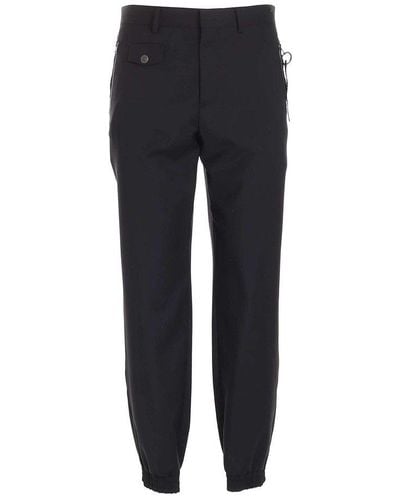 Moschino Tag Trousers - Blue