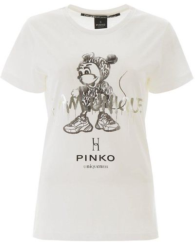 Pinko I Am Unique Print T-shirt - White