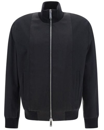 DSquared² Panelled Zip-up Sports Jacket - Blue