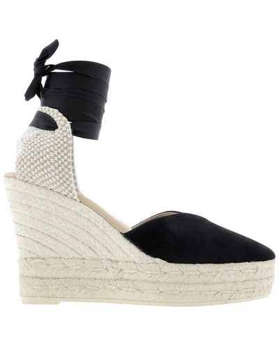 Manebí Wedge Espadrilles - Black