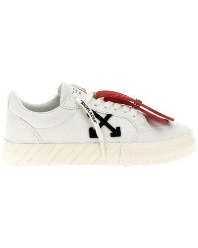 Off-White c/o Virgil Abloh Low Vulcanized Sneakers White/black